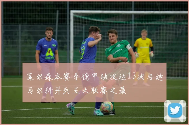 莱尔森本赛季德甲助攻达13次与迪马尔科并列五大联赛之最